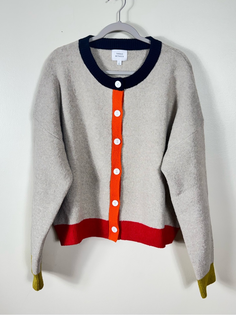 Things Between Oversized Cardigan Sweater Large Slouchy Bohemian Indie Layers